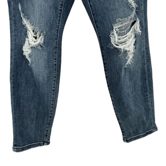Judy Blue Boyfriend Fit Distressed Jeans Size 16W - Picture 5 of 9